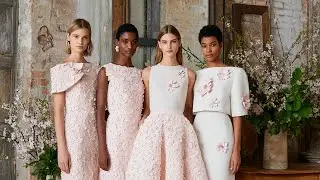 Весна-лето 2026 от Carolina Herrera | Нежно-розовый, слоновая кость и элегантные женственные тона