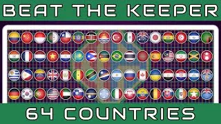 Beat The Keeper - 64 Country Marble Race #83