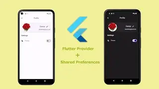 Flutter Provider, Shared Preferences and Theme #flutter #provider