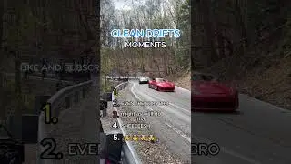 Ranking Clean Drifts Moments #ranking #funny #top5 #cars #drift