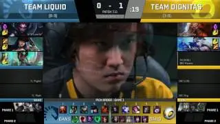 DIG vs TL, Game 2   NA LCS 2017 Summer    Dignitas vs Liquid G2
