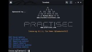 Recon-ng || PenTesting Tutorials || Information Gathering Tool || Kali Linux || Cyber Security