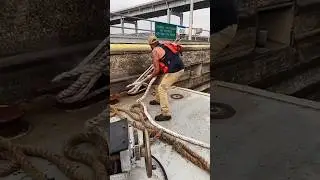 How does the hemp rope secure the ship? #shorts