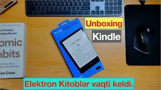 Endi shunday kitoblarni o'qiymiz! Kindle Paperwhite Unboxing