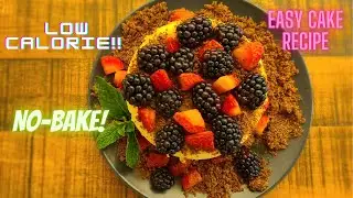 Apple Cloud Cake | Two-Ingredient | No-Bake | Low-calorie dessert | Easy & delicious!