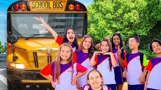 Volta Às Aulas No Ônibus Escolar Com Rafinha e Amigos Back To School Bus Stories For Kids