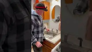 How to prevent frozen pipes. Love, Dad