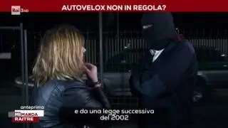 Autovelox non in regola? - di Roberta Ferrari Mi Manda Rai Tre marzo 2017