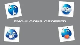 Blue Emoji-Cons cropped (for edits, tiktok&hellip;)