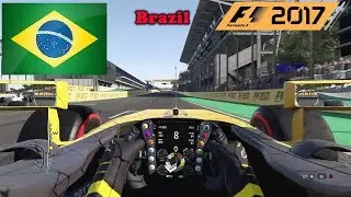 F1 2017 - Brazil Track #19 - Cockpit view - Renault
