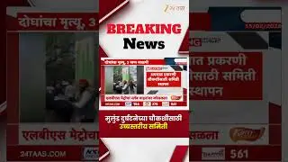 Mulund LBS Metro Slab Collapsed | मुलुंड दुर्घटनेच्या चौकशीसाठी उच्चस्तरीय समिती