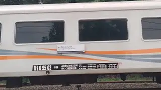 KA Argo semarangan ini downgrade menggunakan rangkaian sembrani tambahan !!!