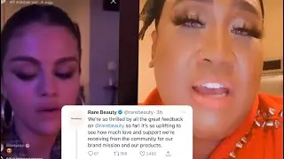 Selena Gomez Responds to Patrick Starrr! Rare beauty vs OneSize!