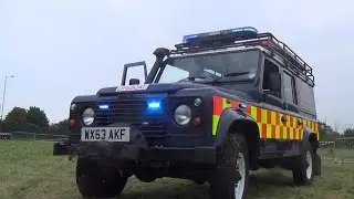 Severn Area Rescue Association - Landrover Defender - Blue light demonstration