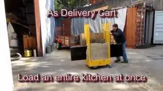 Dolly Max install and tear out cart for couter tops and cabinets.
