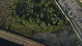 Breaking: Brush Fire Shuts Down Miami Gardens Drive Exit Near I-75 and Turnpike