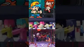 🔥 FNF - Music Dash: Pop BF & GF vs Minecraft Titans?! 🎶💥 (Epic Showdown)