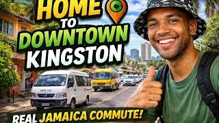 Поездка из дома в центр Кингстона, Ямайка 🇯🇲 | Реальный опыт поездок по городу