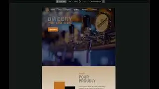 A mobile-first responsive website for a Beer Company