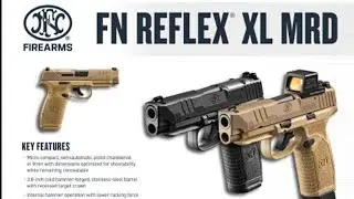 Лучший EDC-пистолет 2025 года... Знакомство с настольным пистолетом FN REFLEX XL и первый взгляд...