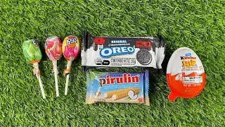 🍭 Satisfying Video 🍭 Lollipops 🍭 Pirulin 🍭 Oreo 🍭 Kinder Joy Surprise Yummy ASMR 🍭