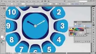 Adobe Illustrator Tutorial - Reloj editable