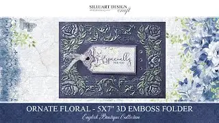 CRAFTEASY | ORNATE FLORAL | 5x7