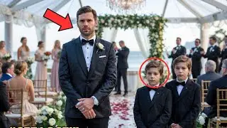 At His Wedding, Billionaire CEO Sees Ex-Wife Arrive with Twins Dressed Like Mini Grooms!