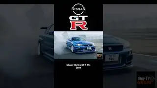 Evolution of the Nissan Skyline GT-R | Hakosuka to R35 🏎🔥 #carevolution #jdm #shorts