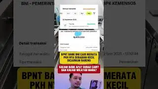 BANK BNI BPNT 600.000 CAIR MERATA PKH SEDIKIT JUGA CAIR.. #pkhhariini