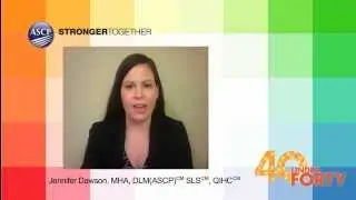 Jennifer Dawson, MHA, DLM(ASCP)cm SLSCM, QIHCcm &ndash; ASCP 2015 40 Under Forty Video Essay