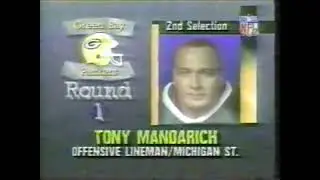 Packers Select OL Tony Mandarich (1989 NFL Draft)