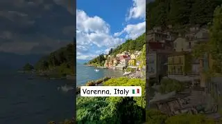 Varenna Italy🇮🇹(No Filter) #travel #traveltips #beach #varenna #italy #como #lake  #vacation
