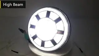 Newest Design 7 inch Round Headlights with Dual Halo
