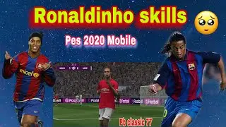 Ronaldinho Skills pes 2020 Mobile Tutorial/ pes 20 Skills classic control