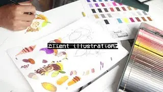 Creating a Client Illustration From Start To Finish &middot; Behind the Scenes &middot; ad