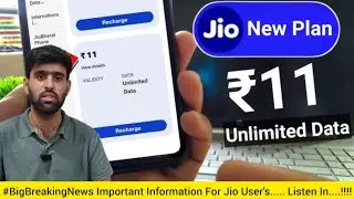 #BigBreakingNews Important Information For Jio User's..... Listen In....!!!!#jiousers #recharge