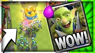 GOBLIN GANG IS HERE!! GOBLIN GANG DECK!! New Card Gameplay in Clash Royale