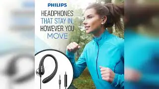 Review: PHILIPS Over The Ear Earbuds, Flexible Wrap Around Earbuds, Around Ear Headphones with...