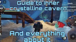Guide to inner crystalline cavern/scroll for crystal hammer/distilled water spell (Derelict)
