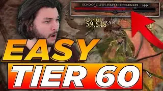 HIGHEST DPS BEST Rogue Build! EASIEST Tier 60 of My LIFE! | Diablo 4