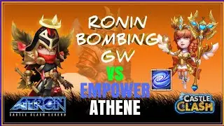 RONIN + MIKE VS EMPOWER ATHENE ON GUILD WARS DEFENCE - CASTLE CLASH
