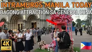 WOW! BAGONG ATTRACTION SA GENERAL LUNA NGAYON VALINTINES DAY | INTRAMUROS MANILA TODAY