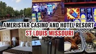 St. Louis Missouri Trip | Ameristar Casino Hotel and Resort | Hotel Room Tour | Pool Tour | Day 1