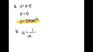 Electromagnetic In free space, E = 20 cos(wt - 50x) aV/m. Calculate: (a) J (b) H (c) &Iuml;&permil;