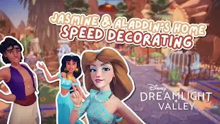 Жасмин и Аладин: быстрое украшение дома ✨🏜️ | Обновление Dreamlight Valley