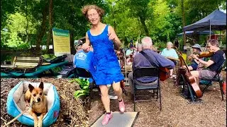 Buck Dancing with FHS Players - Miss Moonshine @ Unearthing Farm Market, Atlanta