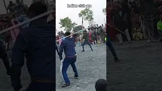Indian club ara moharram Lathi ka pradarshan kiya jaraha hai