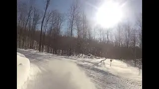 Snowmobile Sunday Ride in Hurley, Wisconsin