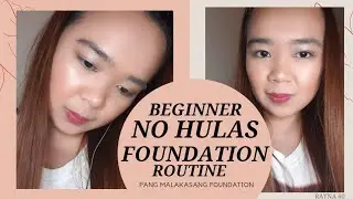 STEP-BY-STEP NO HULAS FOUNDATION ROUTINE | FLAWLESS FOUNDATION | RAYNA LAPITAN VLOG#60